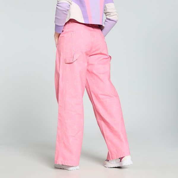 PUMA x KIDSUPER Women's Relaxed Fit Pants, Mauved Out, extralarge-IND