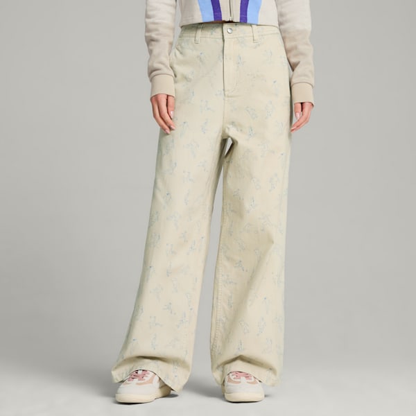 PUMA x KIDSUPER Women's Pants, Desert Dust, extralarge