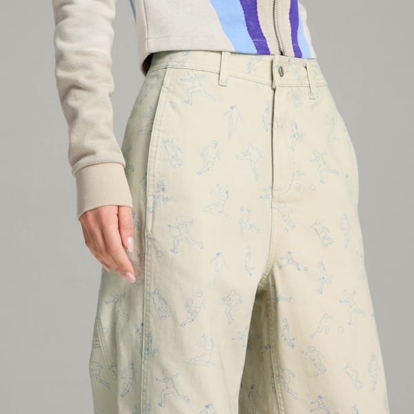 Pantalon PUMA x KIDSUPER Femme, Desert Dust, extralarge
