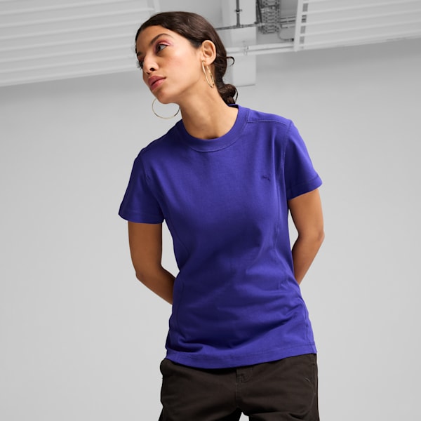 Playera YONA para mujer, Lapis Lazuli, extralarge