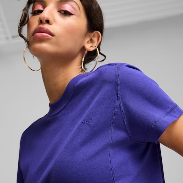 YONA Women's Tee, Lapis Lazuli, extralarge