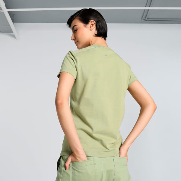 YONA Women's Tee, Calming Green, extralarge-IND