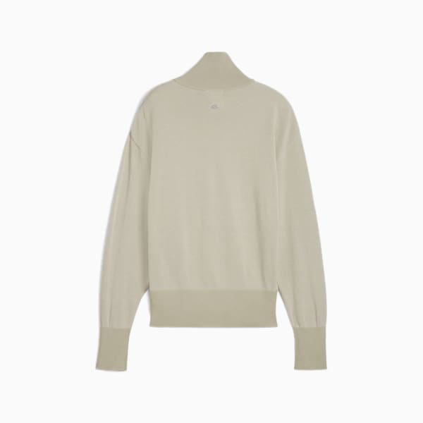 YONA Women's Full-Zip Cardigan, Desert Dust, extralarge