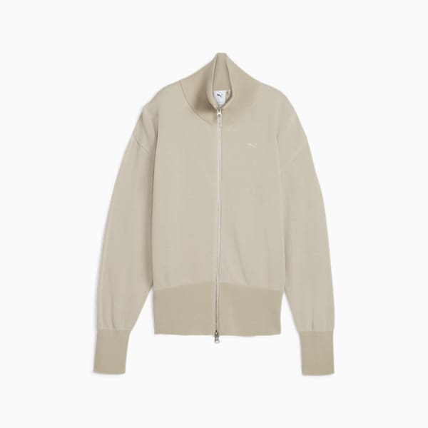 YONA Women's Full-Zip Cardigan, Desert Dust, extralarge