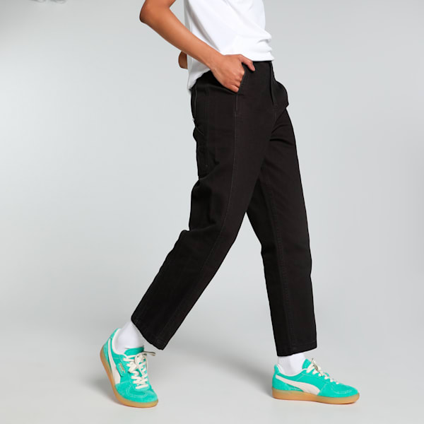 YONA Women's Relaxed Fit Cargo Pants, PUMA Black, extralarge-IND