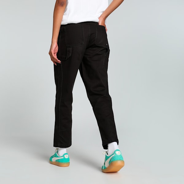 YONA Women's Relaxed Fit Cargo Pants, PUMA Black, extralarge-IND
