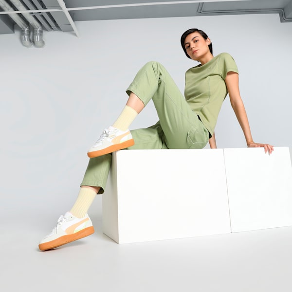 YONA Women's Relaxed Fit Cargo Pants, Calming Green, extralarge-IND