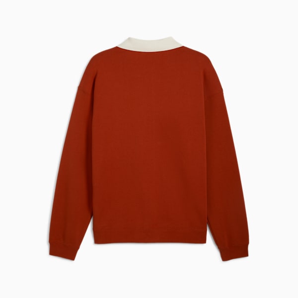 MMQ Men's Quarter-Zip Top, Mars Red, extralarge