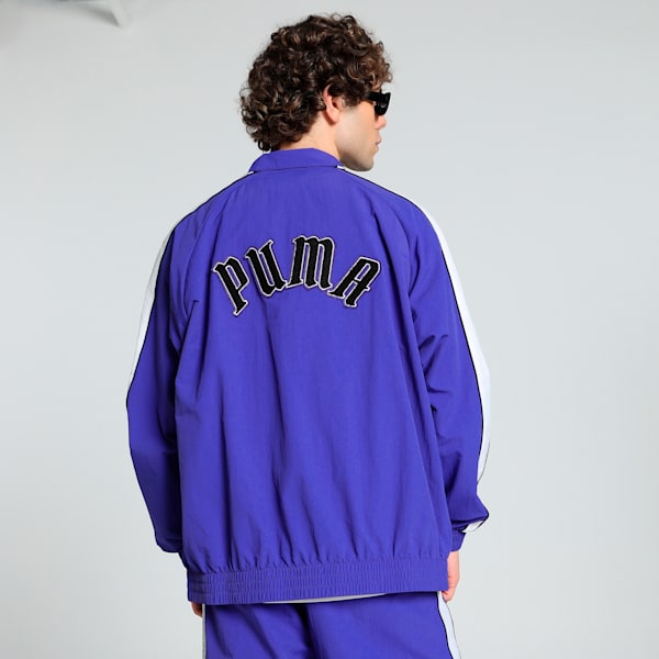 PLAY LOUD T7 Oversized Track Jacket, Lapis Lazuli, extralarge-IND