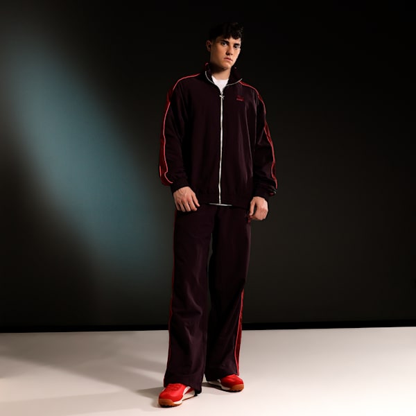 PLAY LOUD T7 Oversized Track Jacket, Midnight Plum, extralarge-IND