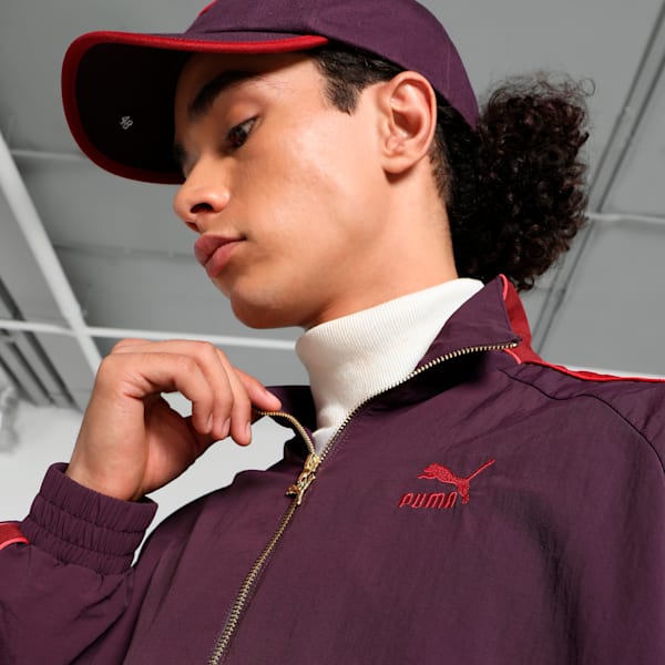 PLAY LOUD T7 Oversized Track Jacket, Midnight Plum, extralarge-IND
