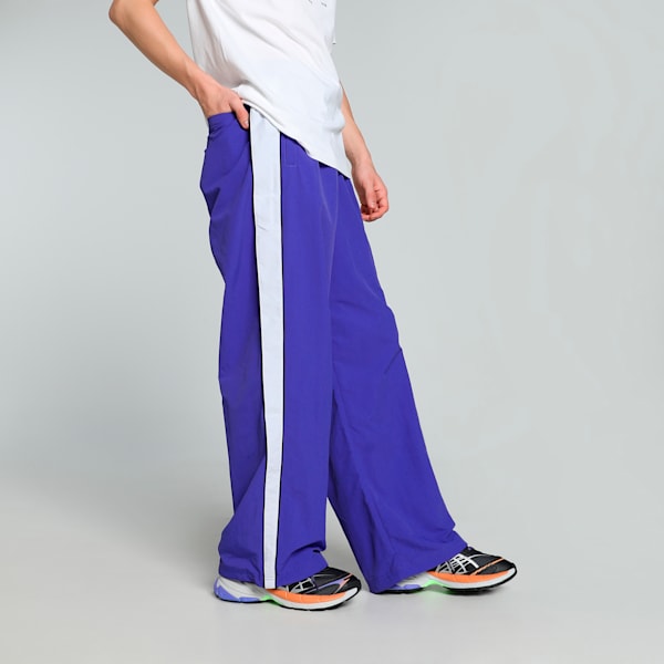 PLAY LOUD T7 Oversized Fit Track Pants, Lapis Lazuli, extralarge-IND