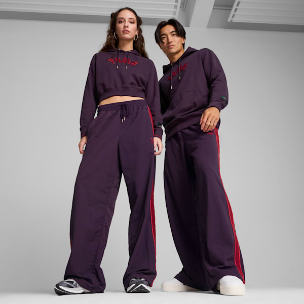 PLAY LOUD T7 Track Pants, Midnight Plum, extralarge