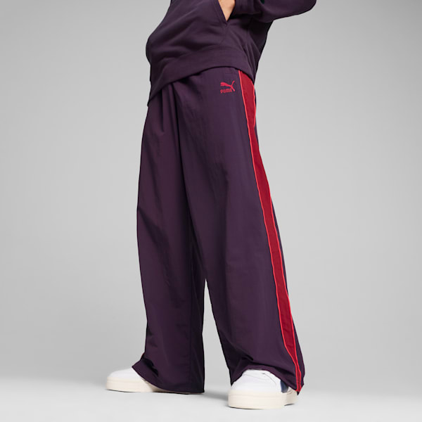 PLAY LOUD T7 Track Pants, Midnight Plum, extralarge