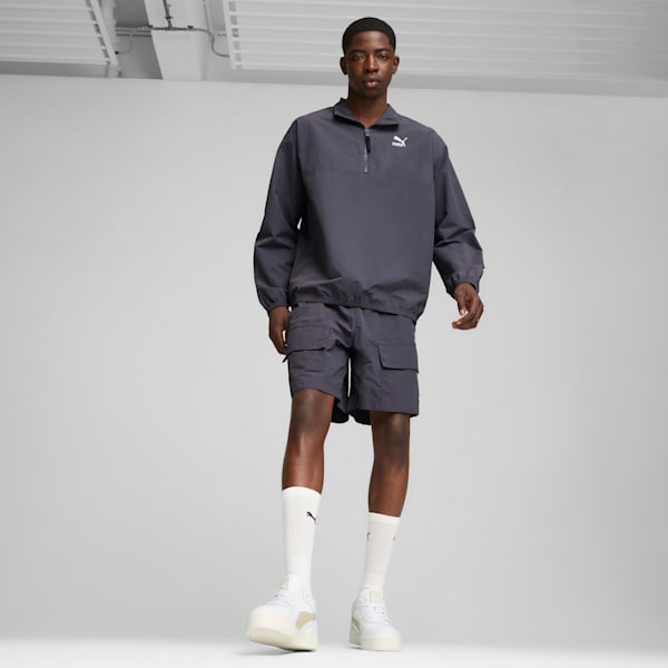 Chandail à col rond décontracté tissé CLASSICS Homme, Galactic Gray, extralarge