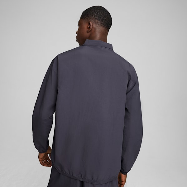 Chandail à col rond décontracté tissé CLASSICS Homme, Galactic Gray, extralarge
