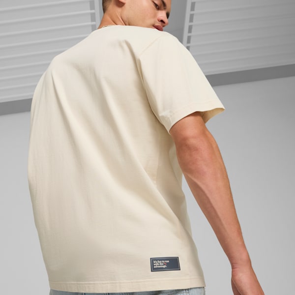 CLUB DE COURSE Graphic Tee, Alpine Snow, extralarge
