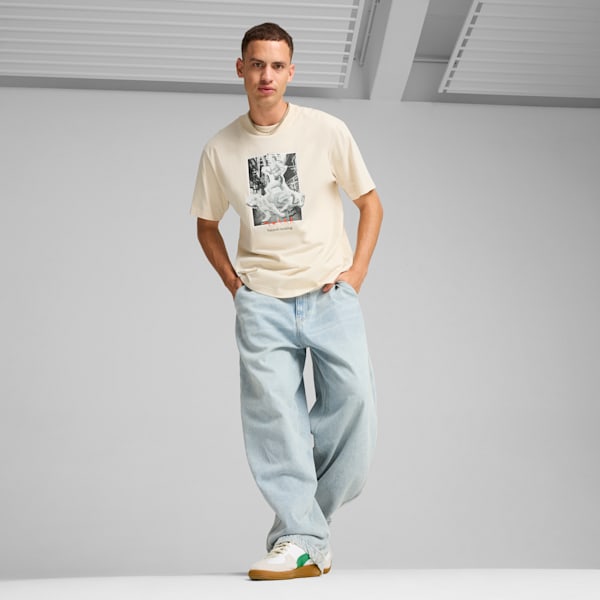 CLUB DE COURSE Graphic Tee, Alpine Snow, extralarge