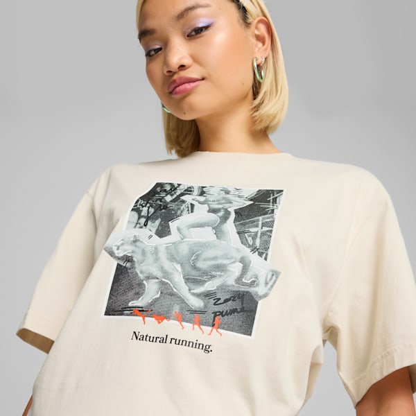 CLUB DE COURSE Graphic Tee, Alpine Snow, extralarge