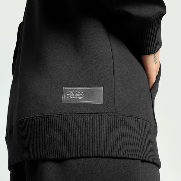 CLUB DE COURSE Fleece Relaxed Fit Hoodie, PUMA Black, extralarge-IND