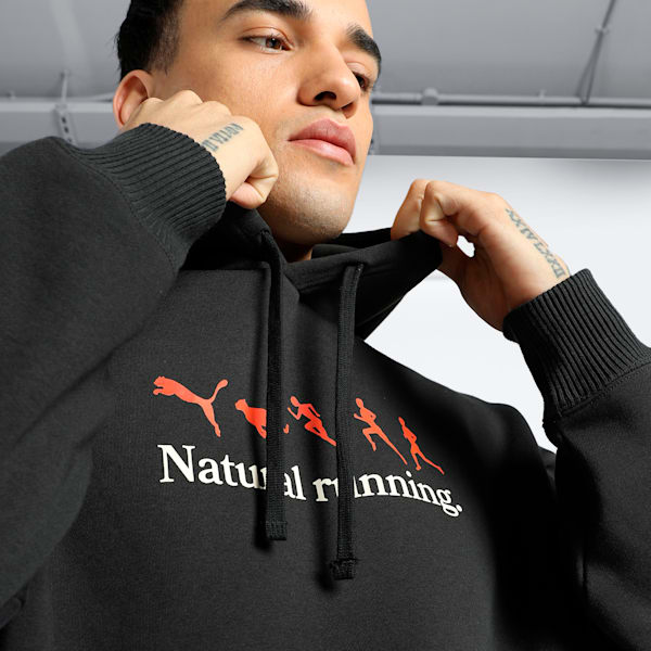 CLUB DE COURSE Fleece Relaxed Fit Hoodie, PUMA Black, extralarge-IND