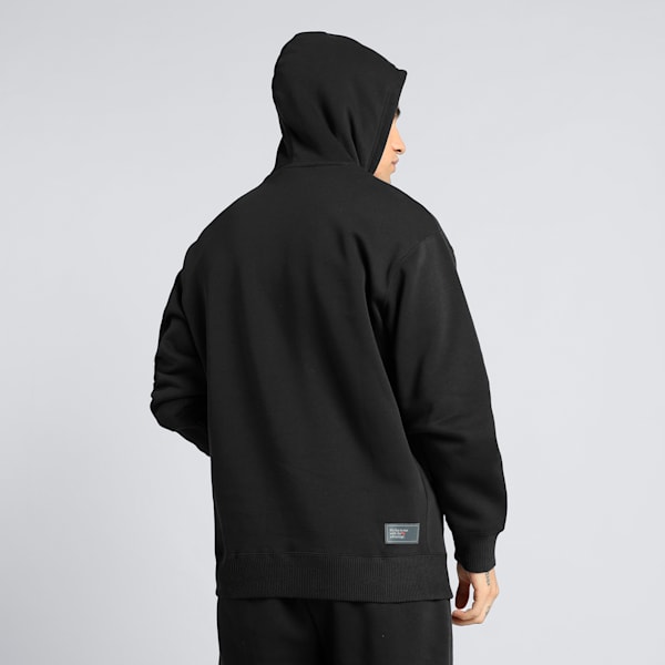 CLUB DE COURSE Fleece Relaxed Fit Hoodie, PUMA Black, extralarge-IND