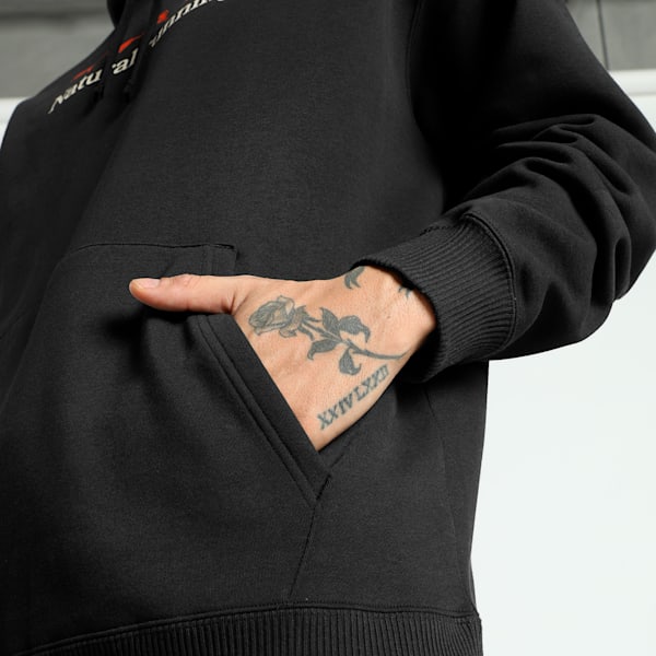 CLUB DE COURSE Fleece Relaxed Fit Hoodie, PUMA Black, extralarge-IND