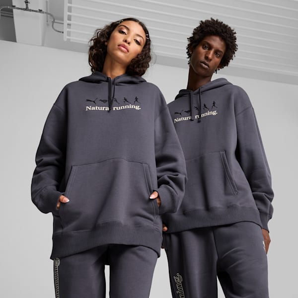 Puma Club de Course Fleece Hoodie Galactic Grey S