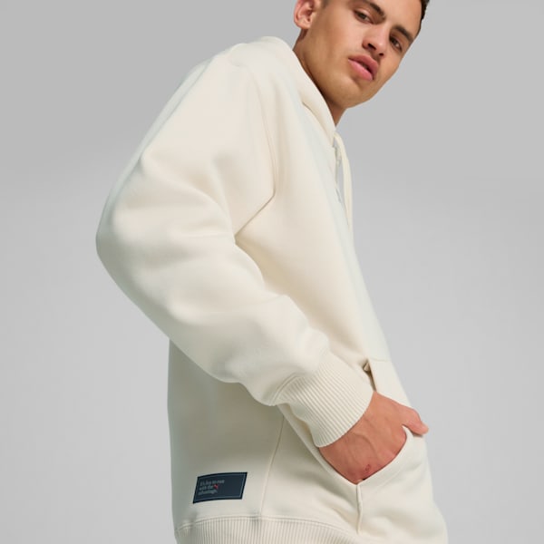 Sudadera con capucha de polar CLUB DE COURSE unisex, Alpine Snow, extralarge