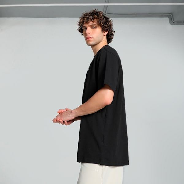 DOWNTOWN Graphic Men's Relaxed Fit Tee, PUMA Black, extralarge-IND