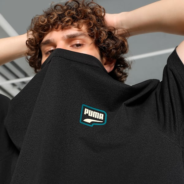DOWNTOWN Graphic Men's Relaxed Fit Tee, PUMA Black, extralarge-IND