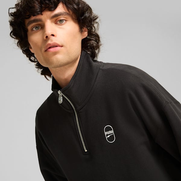 DOWNTOWN 180 Half-Zip Crew, PUMA Black, extralarge