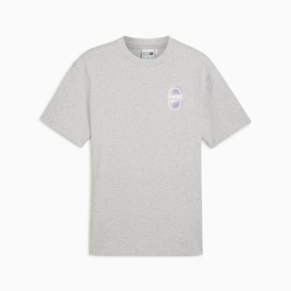 T-shirt graphique DOWNTOWN 180, Light Gray Heather, extralarge