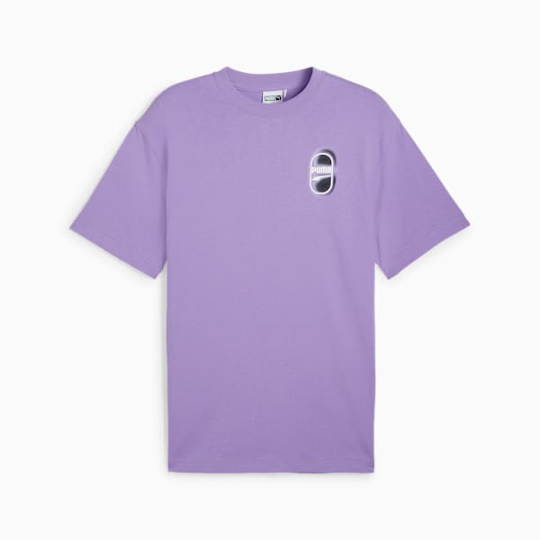 DOWNTOWN 180 Graphic Tee, Lavender Alert, extralarge