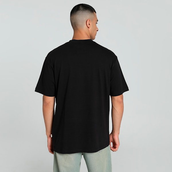 DOWNTOWN Relaxed Fit Relaxed Fit Tee, PUMA Black, extralarge-IND