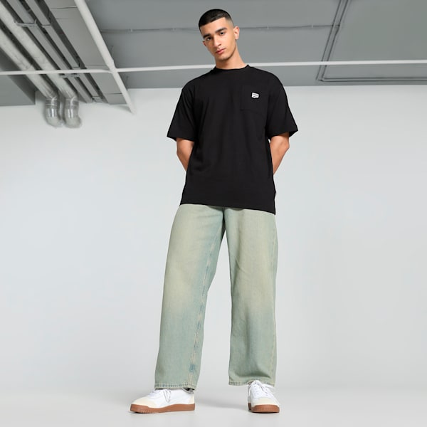 DOWNTOWN Relaxed Fit Relaxed Fit Tee, PUMA Black, extralarge-IND