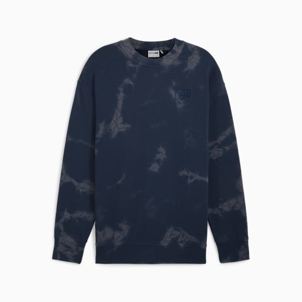 Sudadera unisex de cuello redondo y relajada DOWNTOWN, Club Navy, extralarge