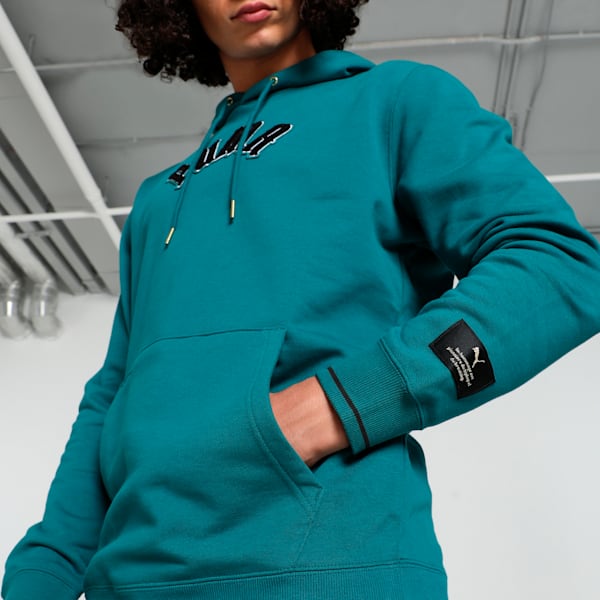 PLAY LOUD CLASSICS Men's Hoodie, Cold Green, extralarge-IND