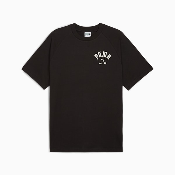 Camiseta de manga corta CLASSICS PLAY LOUD para hombre, PUMA Black, extralarge