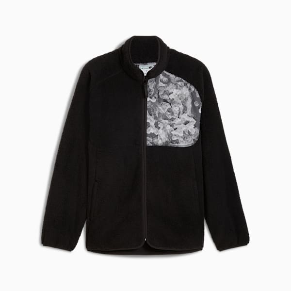 Chamarra de borrega para hombre PUMATECH, PUMA Black, extralarge