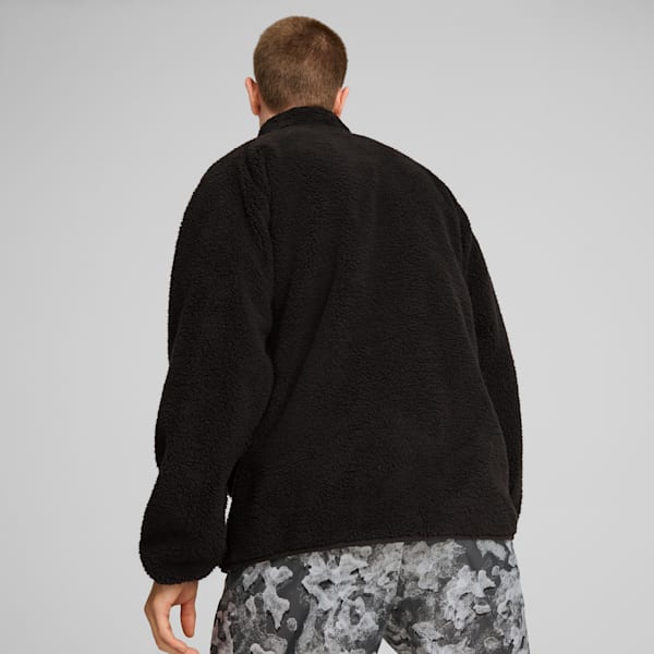 Chamarra de borrega para hombre PUMATECH, PUMA Black, extralarge