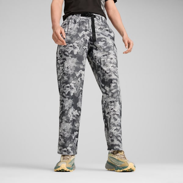 PUMATECH Relaxed Cargo Pants Men, Galactic Gray-AOP, extralarge