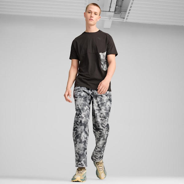 PUMATECH Relaxed Cargo Pants Men, Galactic Gray-AOP, extralarge