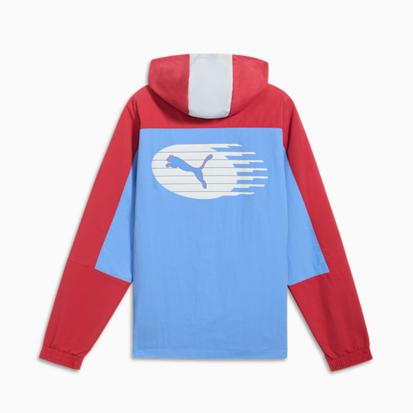 Cortavientos NYC Running Laps para hombre, Blue Skies, extralarge