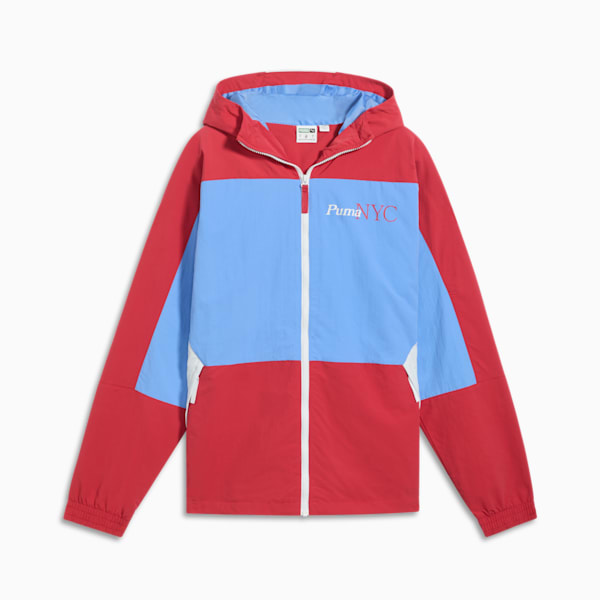 Cortavientos NYC Running Laps para hombre, Blue Skies, extralarge