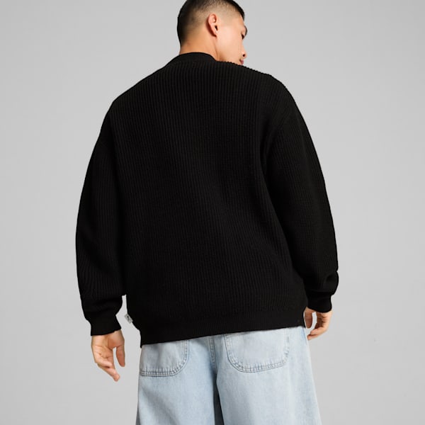 MMQ Men's Cardigan, PUMA Black, extralarge