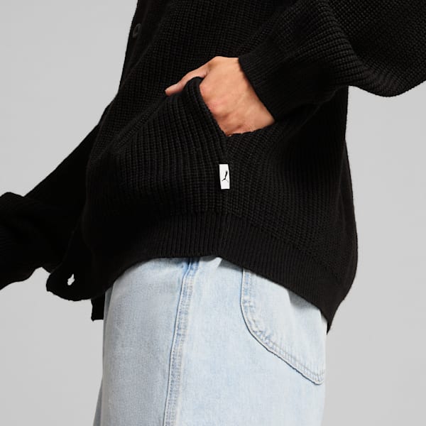 MMQ Men's Cardigan, PUMA Black, extralarge