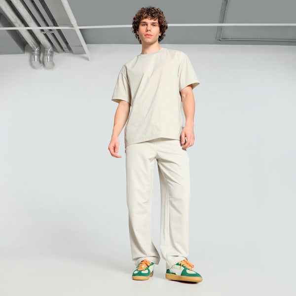 MMQ SPORT Woven Men's Relaxed Fit Tee, Desert Dust, extralarge-IND