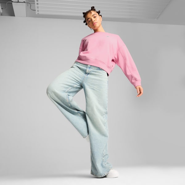 DOWNTOWN RE:COLLECTION Women's Crew, Mauved Out, extralarge