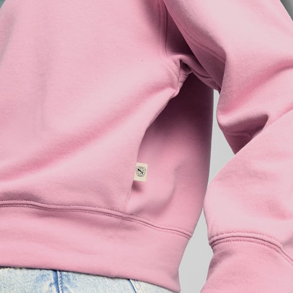DOWNTOWN RE:COLLECTION Women's Crew, Mauved Out, extralarge